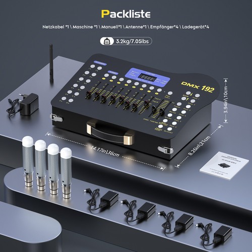 Dmx controller 192ch für - dmx,