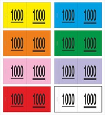 1000 doppelnummern lose - 1000,