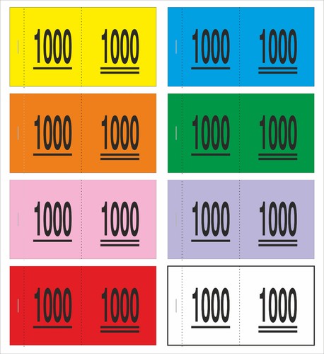 1000 doppelnummern lose - doppelnummern,,