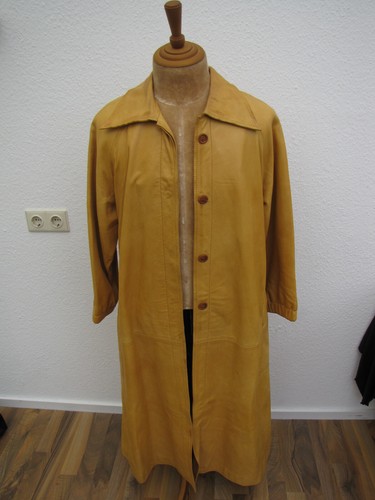 Vintage ledermantel damen - ledermantel,