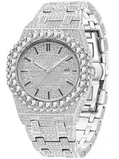 Iced Out Herren Quarzuhr