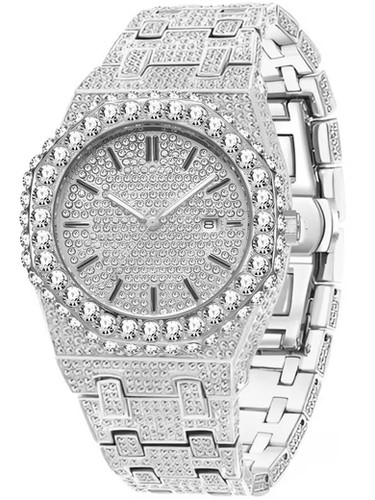 Iced out herren - iced, quarzuhr