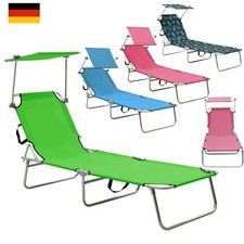 Alu Sonnenliege klappbar Dach