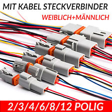 Deutsch 2/3/4/6/8/12 Polig mit