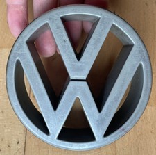 Org VW Passat B3 Kühlergrill Logo Zeichen Emblem Schriftzug 357853601E Ø ca 10cm
