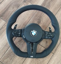 abgeflachtes M-LENKRAD BMW M-Sport E87 E90 E91 E84 E70 E71 E81 Leder Airbag NEU