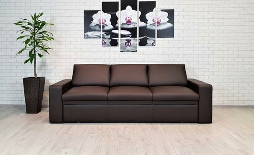 Echtleder 3er sofa couch - sofa, mit