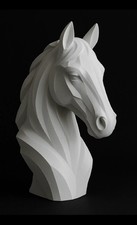 Pferdekopf Stilisiert Skulptur