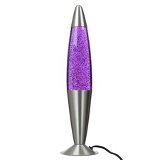 Retro Glitterlampe JENNY Lila