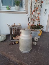 Alte Milchkanne Aluminium Melk-Kanne Alu Milch Kanne Bauer Landhaus Vintage