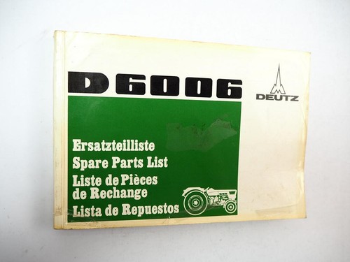 Deutz d6006 traktor - deutz,