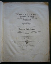 Franz Schubert: Winterreise. Erste Abtheilung. Second edition, 1842