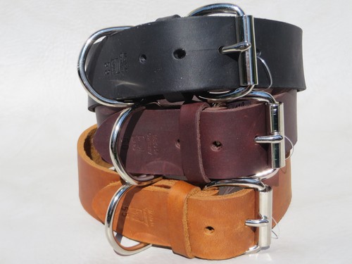 Fettlederhalsband