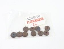 E1641 Fleischmann H0 567152 Ersatzteil 10x Zahnrad Z=24 M0,3 Messing brueniert