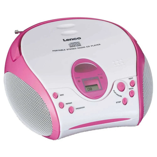 Lenco scd 24pk radio pink - radio,