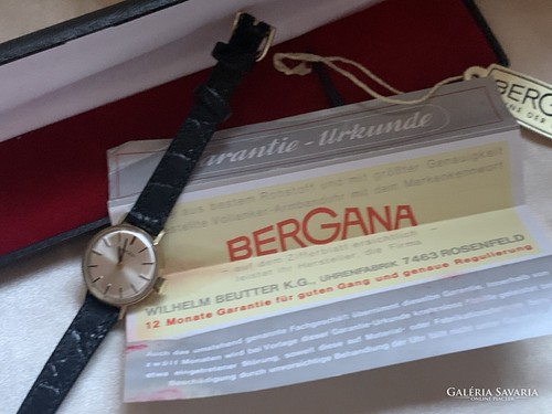 Bergana armbanduhr mit gold - bergana,