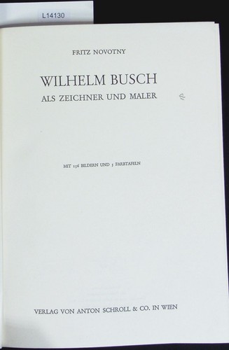 Wilhelm busch als zeichner - zeichner, und