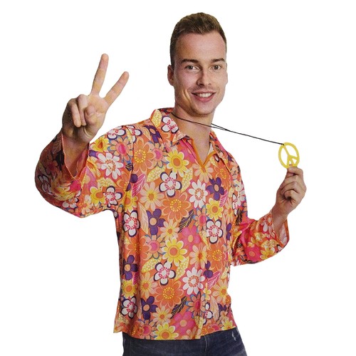 Herren hippie shirt - hippie, &