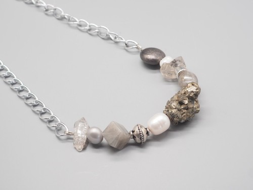 Pyrit labradorit herkimer - pyrit,