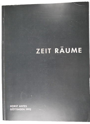 Horst antes zeit räume - zeit,