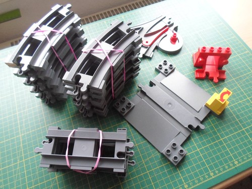 Lego duplo zug - duplo, schienen