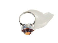 Silber BERNSTEIN Ring ° 70er