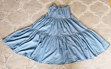 ZARA Damen Jeans Rock Länge 99 cm Gr. XS