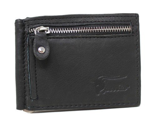 Leder dollarclip geldklammer - leder,