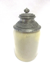 Keferloher ½ Liter, früh 1880 JH.,  original Zinndeckel, 0,5 L Vorderfront