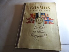 Kosmos Zigaretten Sammelbilderalben  Die Welt im bunten Flaggenbild  komplett