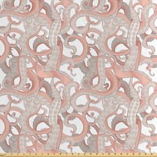 Unterwasser- Satin Stoff als Meterware Kraken-Tentakel-Ozean