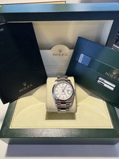 Rolex Datejust 36 116200 Box&Papiere LC100 Weißes Ziffernblatt/Roulette