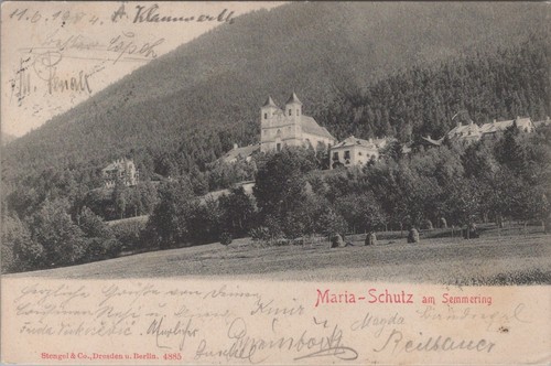 Maria schutz semmering - ak, 1904
