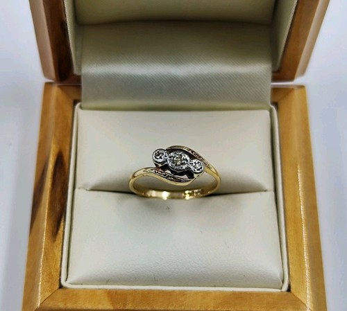 Vintage trilogie diamant - diamant, ring