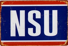 Blechschild NSU 20x30cm
