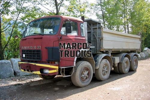 Lkw foto saurer kipper - kipper, schweiz