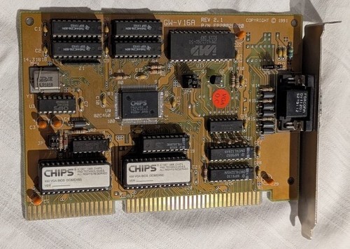 Grafikkarte isa vga chips - isa,,