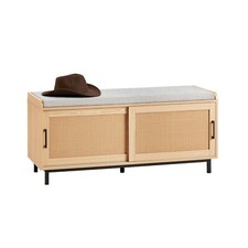 B-Waren Schuhbank mit Sitzfläche Sitzbank mit Stauraum Dielenbank FSR154-N-bware