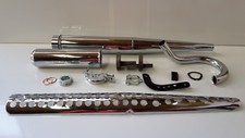 Auspuff Krümmer Hitzeschild passend für Simson S50 S51 S53 S70 S83 Enduro chrom