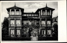 Ak Ostseebad Ahlbeck Heringsdorf auf Usedom, Pension Villa... - 3876728