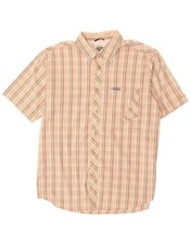 Columbia Herren Titan Kurzarm Hemd Large beige kariert Polyester BY06