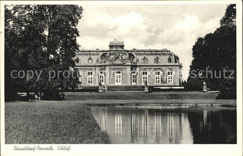 Benrath schloss teich - benrath,