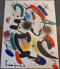 Joan Miro Lithographie Originale VI 124