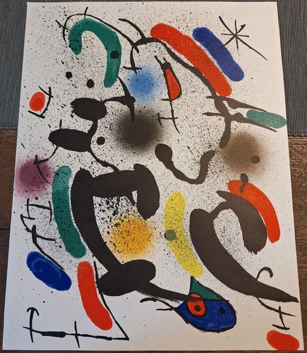 Joan miro lithographie - joan,
