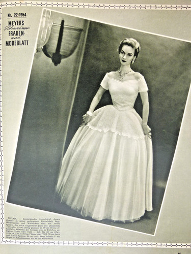 Altes modeheft von - von, 1954