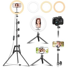Ringlicht,Stativ,LED,Smartphone,Selfie,Streaming,Fotografie,13cm