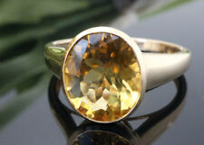 GOLDJUNGE69 * HARRY IVENS IV EDELSTEIN RING (20) GOLDBERYLL oval 2,5ct 375er GEL