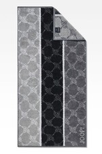 Joop!  Frottee Serie Signature Cornflower Stripes 1657-97 schwarz Walkfrottier