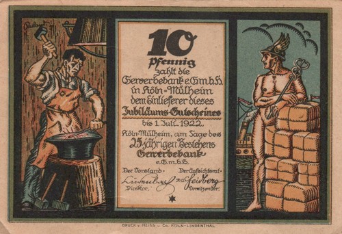 Scheine notgeld gutschein - notgeld,
