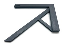 eXODA Zentrierwinkel für Rundmaterial und Rechtecke 14,8 x 14,3 cm Silber